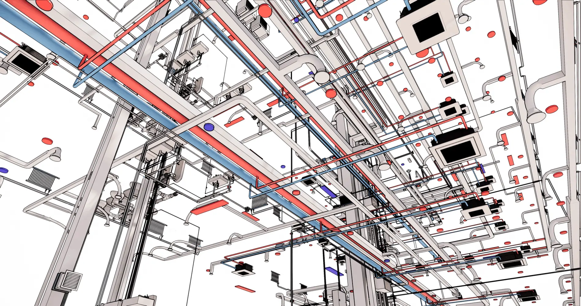 3D BIM model elektroinstalacija