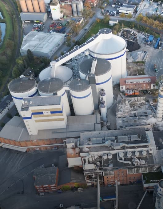 Silos za skladištenje šećera, Lage